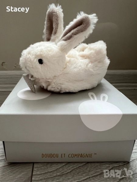 Комплект обувки с дрънкалки зайче 0-6 месеца, снимка 1