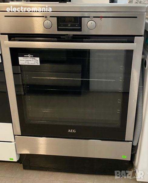 готварска печка с индукционни котлони ,AEG’ XXLOven CIB6660BBM, снимка 1