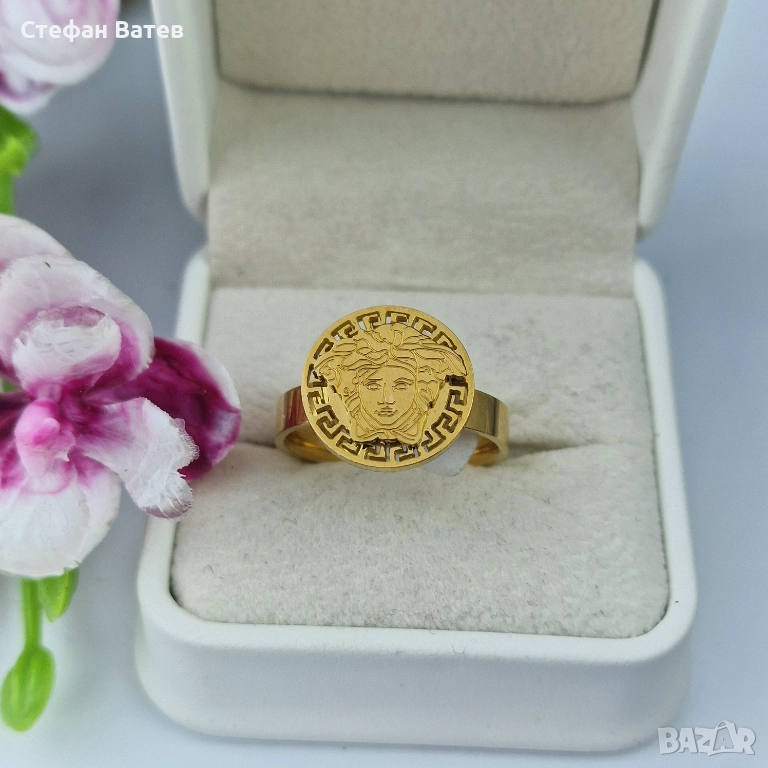 Пръстен „Medusa Gold Slim“, снимка 1