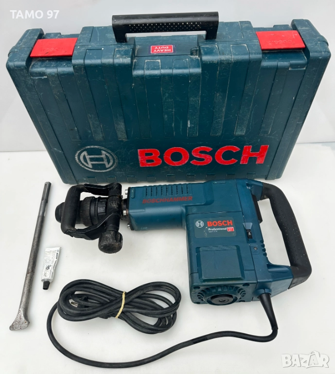 BOSCH GSH 11 E - Чист къртач 1500W 16.8J перфектен!, снимка 1