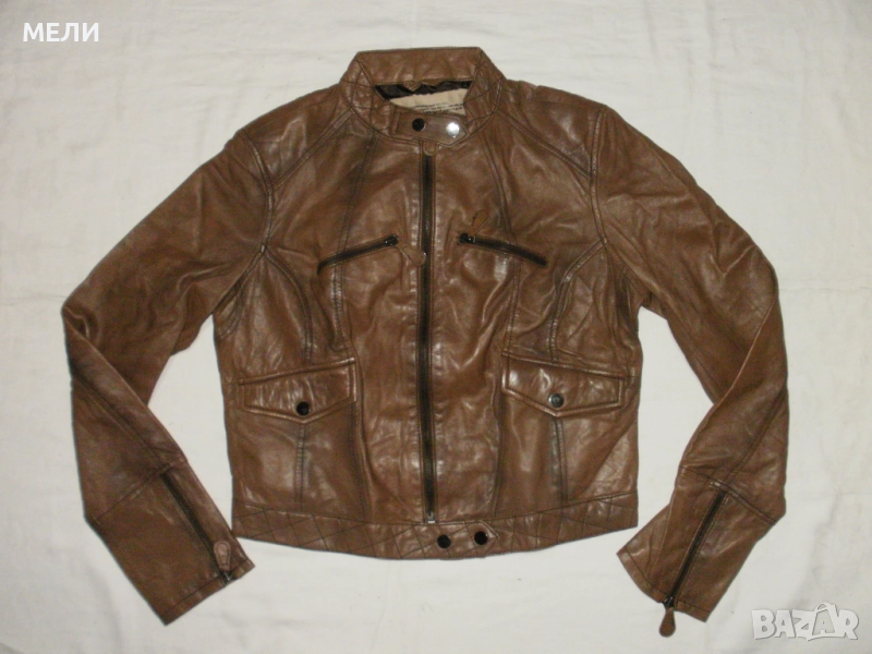 CUBUS ново дамско късо яке естествена кожа М, снимка 1