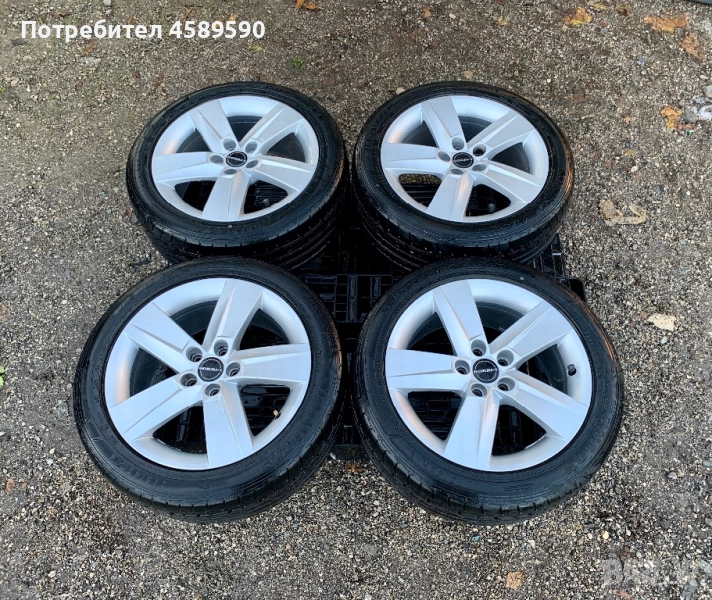 4бр.Алуминиеви джанти 16цола 5x100+ГУМИ 215/45/16 за Skoda Roomster,Fabia,Rapid,Vw Polo,Seat, снимка 1