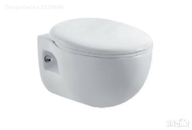 Конзолна тоалетна чиния-бяла, снимка 1