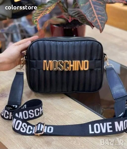 Черна чанта Moschino-SG90pi, снимка 1