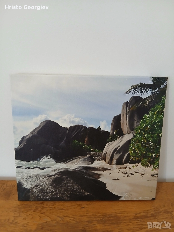 Картина - Снимка плаж Grand Anse Сейшели, снимка 1