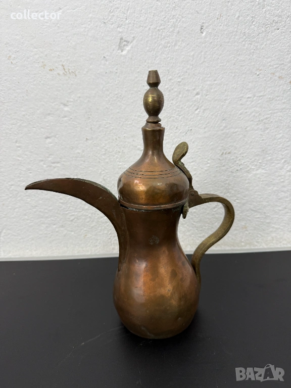 Месингов османски / арабски ибрик / кафеник. №7826, снимка 1