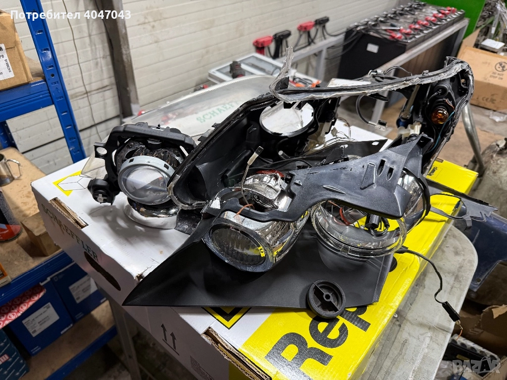 Завиващ фар е60 фейс (dynamic lci) НА ЧАСТИ, снимка 1