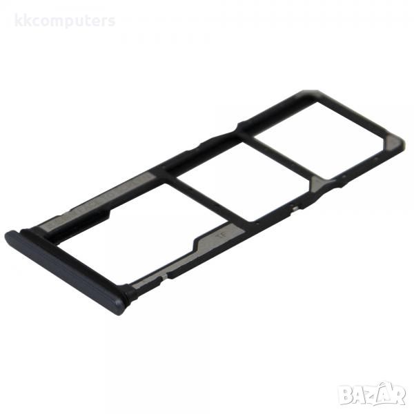 SIM / MicroSD държач /Черен/ за Xiaomi Redmi 9T Баркод : 350860, снимка 1