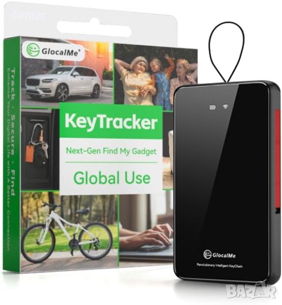 GlocalMe KeyTracker Глобален GPS тракер, Осигурява спешна мрежова връзка, снимка 1