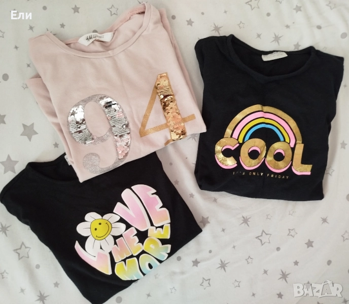 Блузи, жилетка, полар 140/146/152, снимка 1