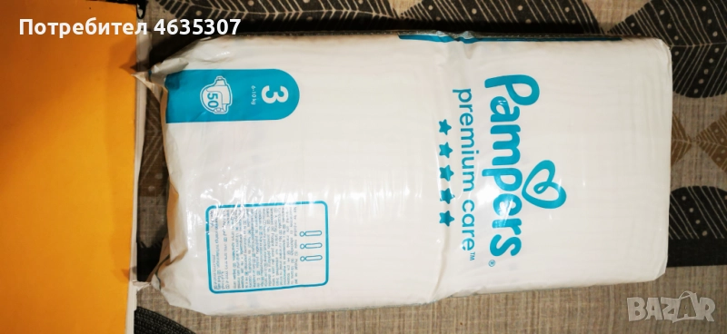 детски пелени Pampers premium care 3, снимка 1
