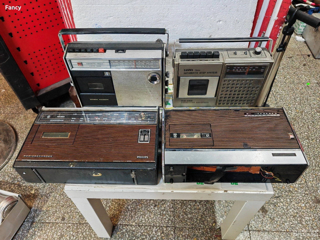 Стари касетофони 4 бр, снимка 1