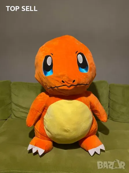 Чармандър плюшена играчка 90см / Charmander plush toy 90cm, снимка 1