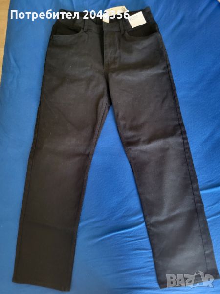 Дънки, размер 158см, нови, H&M, черен цвят , снимка 1