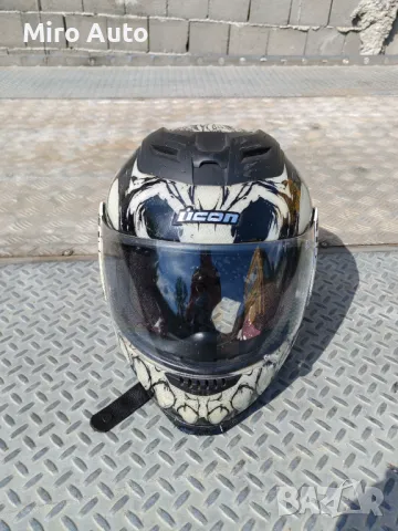 Каска Icon Artists Размер М, снимка 3 - Аксесоари и консумативи - 50367814