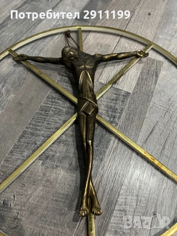Метално разпятие, снимка 8 - Икони - 54270186