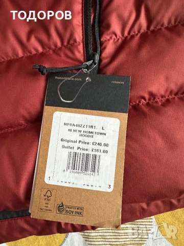 Пухено яке NORTH FACE, снимка 4 - Якета - 52329335