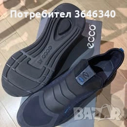 Мъжки обувки Ecco в син цвят размер 45, снимка 5 - Ежедневни обувки - 53205526