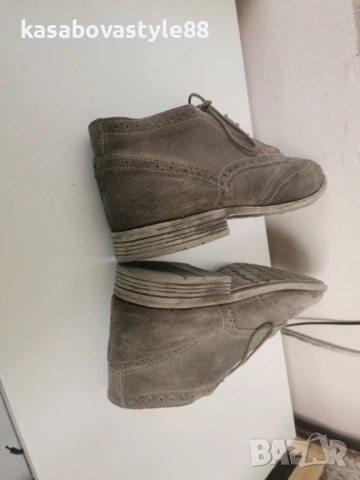 Мъжки обувки естествен велур , снимка 8 - Ежедневни обувки - 53739681