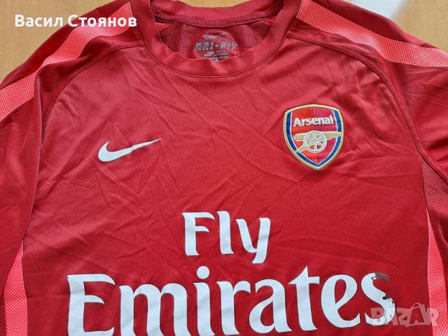 Арсенал / Arsenal Nike 2010г. - размер М, снимка 2 - Фен артикули - 46101826