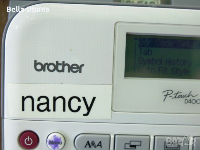 Професионален етикетен принтер Brother PTD400, снимка 3 - Принтери, копири, скенери - 46366431