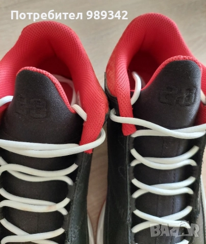 Мъжки/юношески маратонки Nike Air Jordan Max Aura 3 Bred, черно-черв, снимка 5 - Маратонки - 51961792