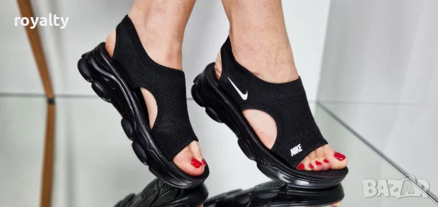 Nike черни дамски сандали , снимка 6 - Сандали - 51224446