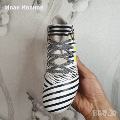 бутонки  ADIDAS NEMEZIZ 17.3 FG J номер 36-36,5, снимка 12 - Футбол - 40803539