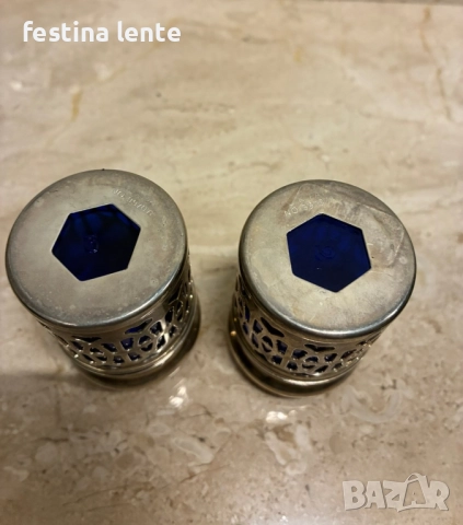 Английски комплект за сол и черен пипер, снимка 4 - Прибори за хранене, готвене и сервиране - 51594928