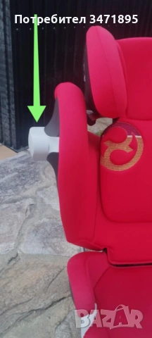 Детско столче седалка за кола CYBEX Solution M-FIX Gold 15-36 кг, снимка 3 - Столчета за кола и колело - 53058135