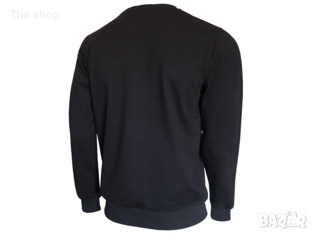 Памучна блуза в черен цвят (003), снимка 2 - Блузи - 45278528