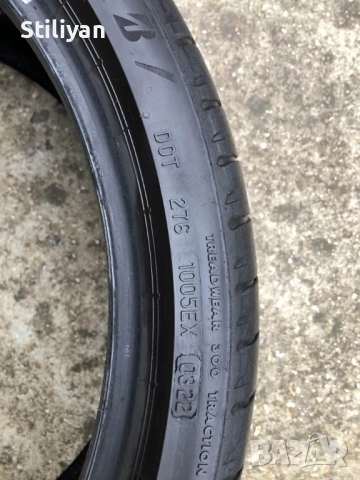 2 броя Bridgestone Potenza Sport DOT 22 235/35 R19, снимка 4 - Гуми и джанти - 52459632