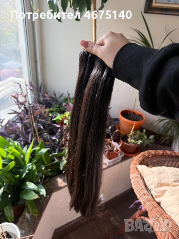 Екстеншъни от естествен руски косъм (Никога Не са носени), снимка 2 - Продукти за коса - 52745188