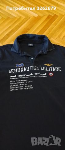 aeronautica military 100% оригинална L, снимка 2 - Тениски - 46344889