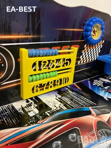 🎨 Детски комплект бюро + стол – регулируем, с образователни аксесоари и забавен дизайн! 🎨, снимка 6 - Мебели за детската стая - 51423899