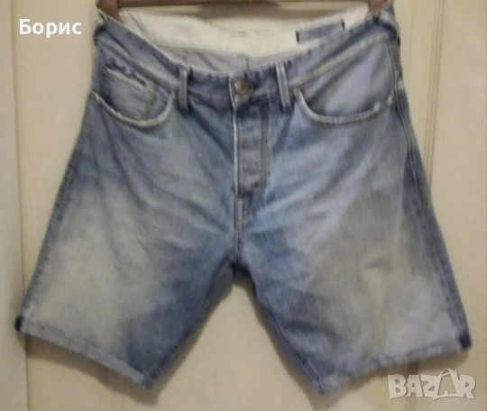JACK & JONES - W 32 - Мъжки Дънкови Бермуди  