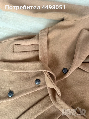 Палто Естествен Кашмир и вълна, снимка 4 - Палта, манта - 53222744