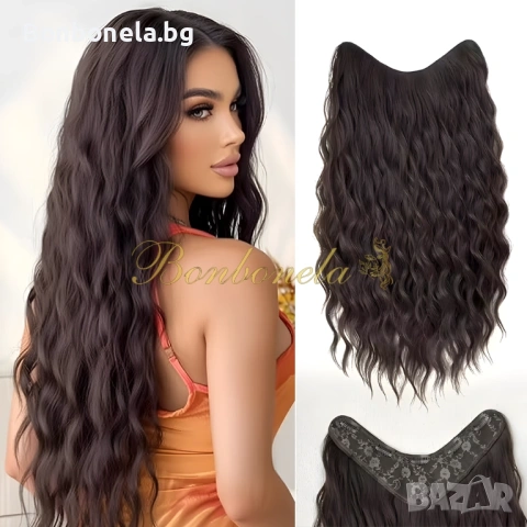 Екстеншън с клипс / треса / треса с клипси / клипс / Удължение за Коса, снимка 2 - Аксесоари за коса - 53034460