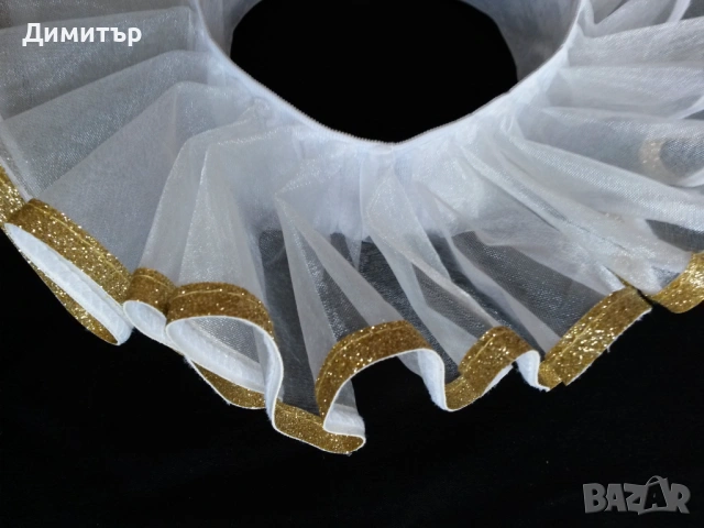 Бяла дантелена яка в бароков стил, снимка 8 - Други - 54248003