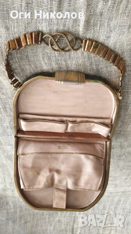 Ретро месингова дамска чантичка, снимка 5 - Антикварни и старинни предмети - 51627651