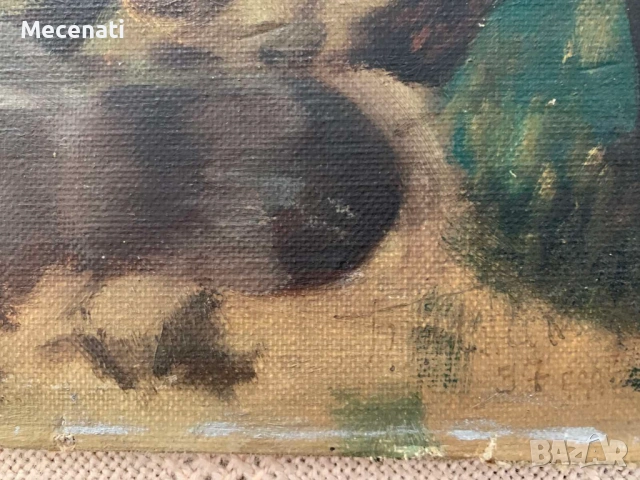 БОРИС АНГЕЛОВ масло 1937 г., снимка 3 - Картини - 53122850