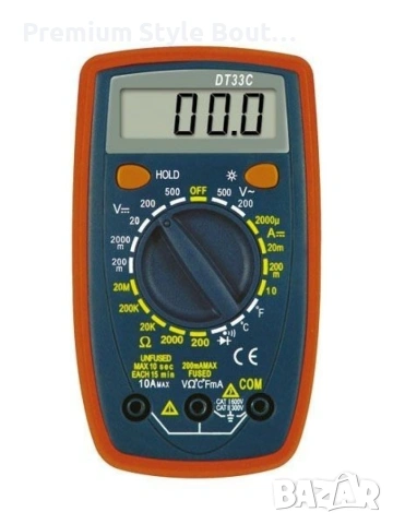 Цифров мултиметър модел, снимка 4 - Други инструменти - 53801315