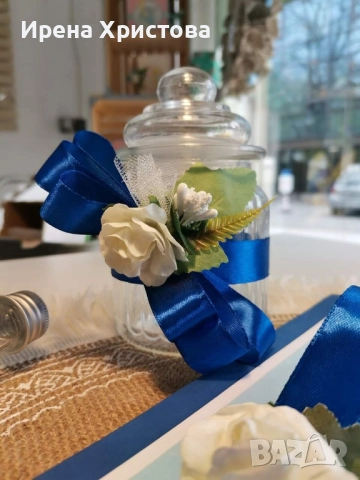 Комплект за кръщене, снимка 5 - Декорация - 52863956