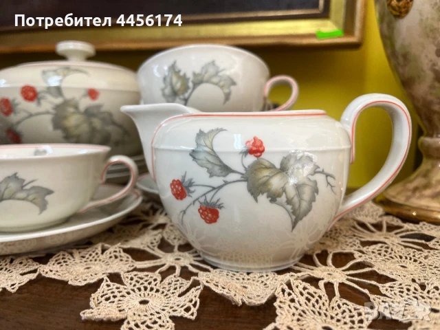 Представям ви едно порцеланово вълшебство на Johann Haviland  Пленяващ комплект за чай❤️  , снимка 3 - Сервизи - 50598614