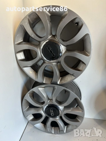 Алуминиева джанта 7x17 цола, ET41, оригинална (OEM), с номер 735585994 за Fiat 500L 1.3 M-Jet, 2013 , снимка 3 - Гуми и джанти - 53161059