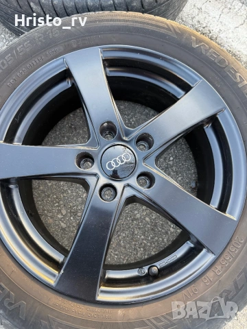 Летни гуми +алуминиеви джанти 5 112 16, снимка 2 - Гуми и джанти - 53711535