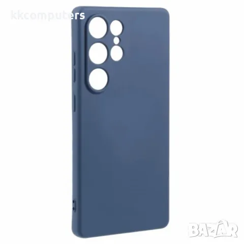 Силиконов кейс iPaky матиран, За Samsung Galaxy S25 Ultra, Тъмносин, снимка 2 - Калъфи, кейсове - 50345737