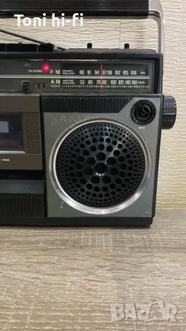 Panasonic RS-462S VINTAGE RETRO CD BOOMBOX Ghetto Blaster радио касетофон Работи перфектно на радио , снимка 3 - Радиокасетофони, транзистори - 47061968