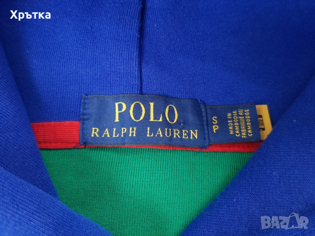 Polo Ralph Lauren Colour-Blocked - Оригинален мъжки суитшърт размер S, снимка 9 - Суичъри - 51522029