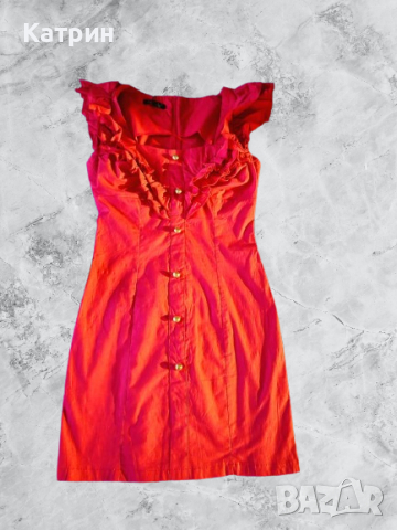 Къса рокля ,,Gemello” корал или мента, XS-S и M-L, снимка 6 - Рокли - 45063769